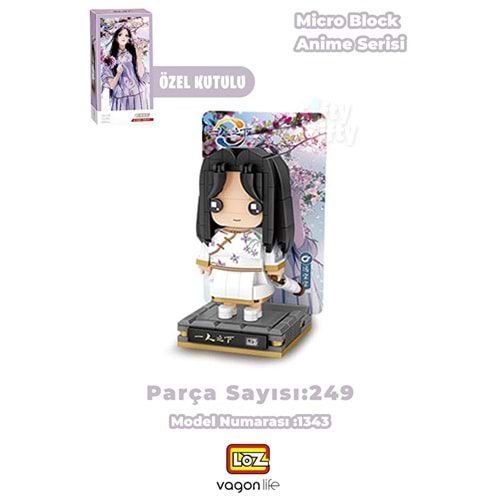 Anime Figür Blok Oyuncak 1343 (249 Parça)