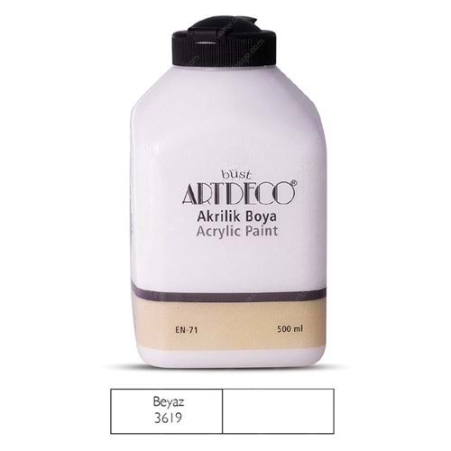 Artdeco Akrilik Boya 500 ml Beyaz 3619