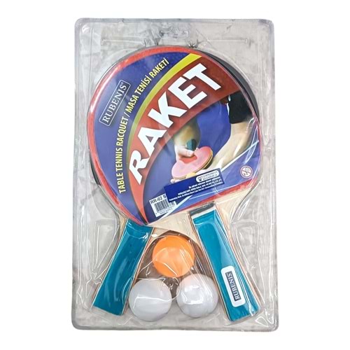 Rubenis Raket Seti 2 Li + 3 Top RB-02