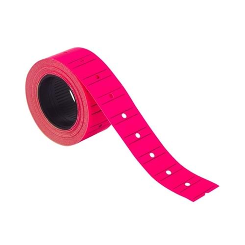 Kraf Fiyat Etiketi Motex 12x21 mm Fosforlu Pembe 1 ADET