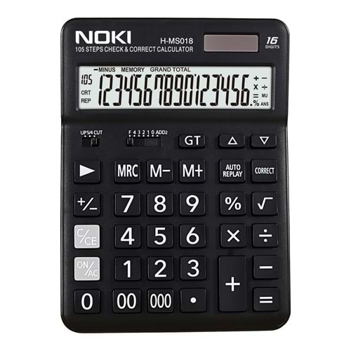 Noki Hesap Makinesi Siyah H-MS018