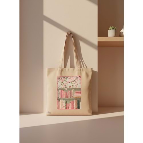 Lilamor Sakura Cep Torba Hediyelik Bez Çanta LLM-HDY0955