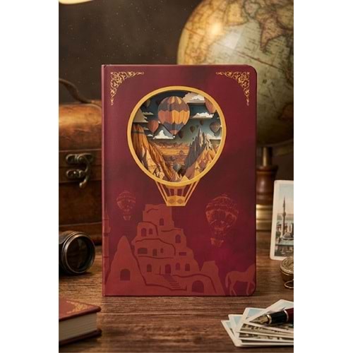Vagonlife 3D Kapadokya Temalı Defter