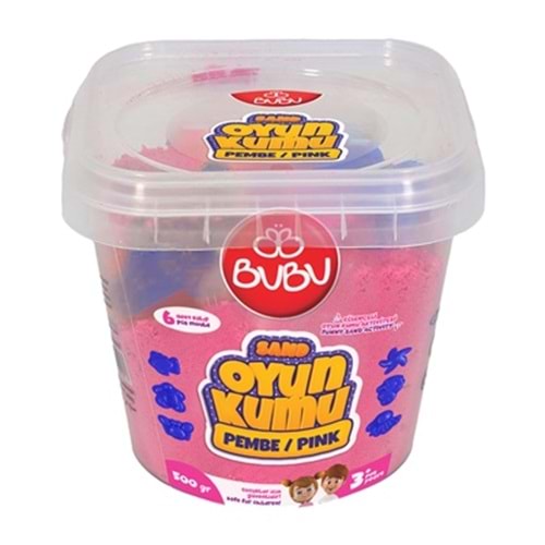 Bu-Bu Oyun Kumu Kova 500 gr Pembe