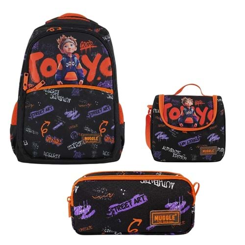 Muggle Tokyo Boy Okul Çantası Seti SET-2605
