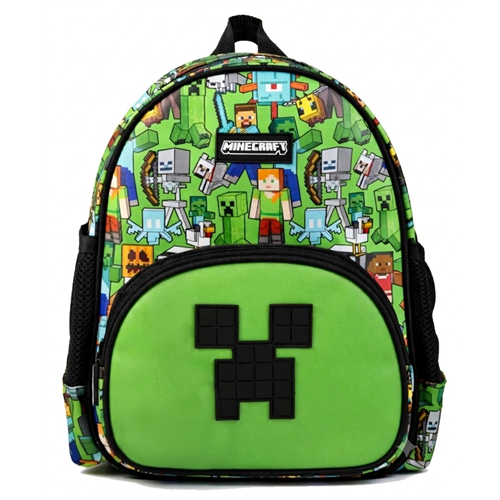 Minecraft Logo Baskı Detaylı Suni Deri Anaokulu Çantası 26601