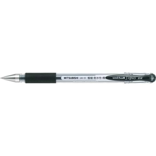 Uniball Signo Needle 0.38 İğne Uçlu Jel Kalem Siyah