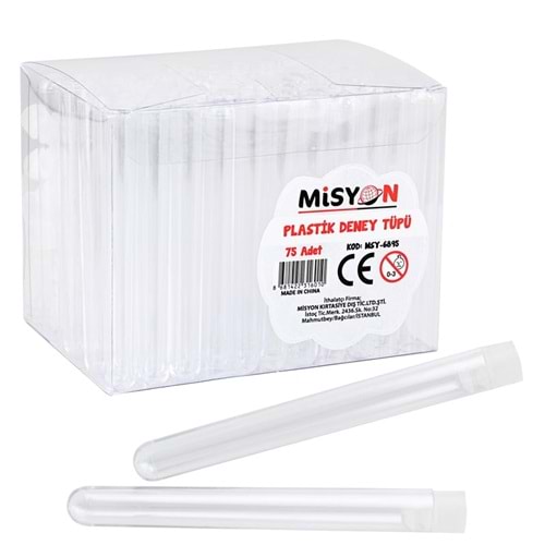Misyon Plastik Deney Tüpü