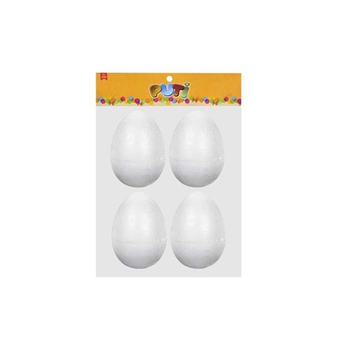 Puti Köpük Yumurta 8 cm 4 Lü Pk.