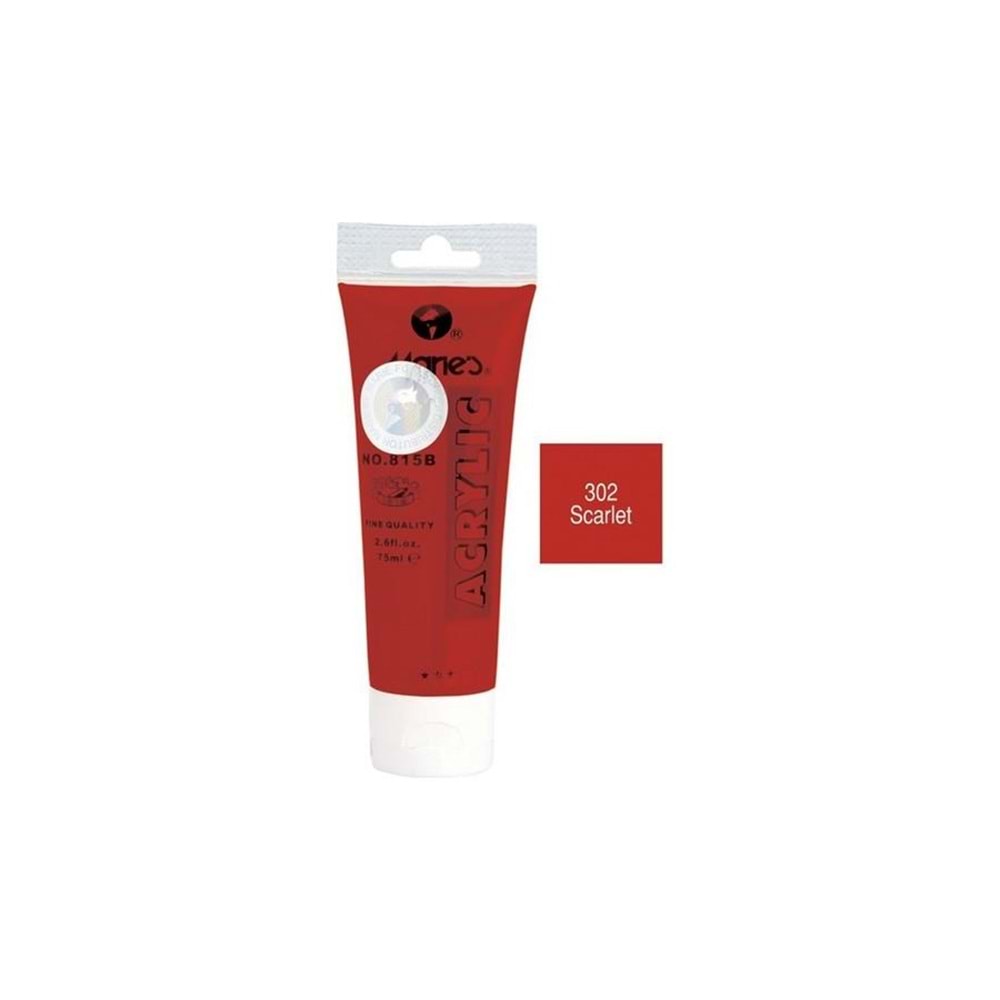 Maries Akrilik Boya 75 Ml Kırmızı