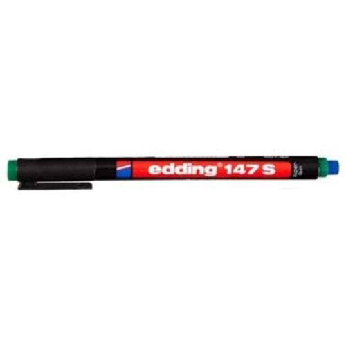 Edding 147 S Çok Amaçlı Asetat Kalemi Silgili Yeşil
