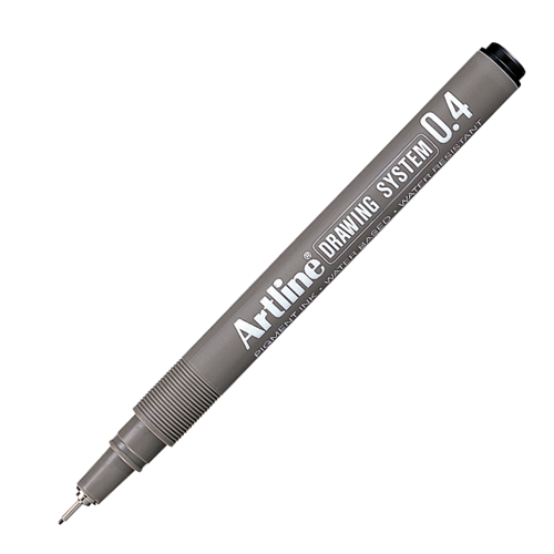 Artline Drawing System Teknik Çizim Kalemi 0.4 Siyah