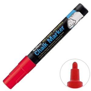 Artline Chalk Marker Tebeşir Markörü Kırmızı (Sıvı Tebeşir)