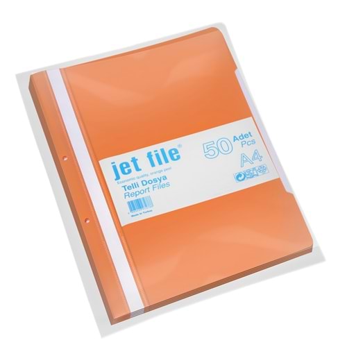 Jet File Pp Telli Dosya Turuncu 50 Li Dos-Ttj140