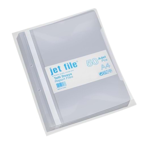 Jet File Pp Telli Dosya Gri 50Lı Dos-Ttj130