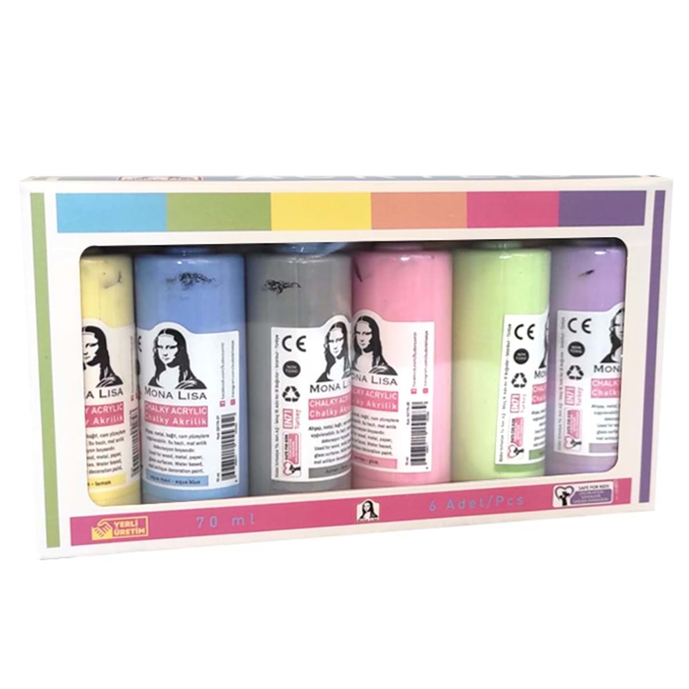 Monalisa Chalky Akrilik Set 6x70 ml