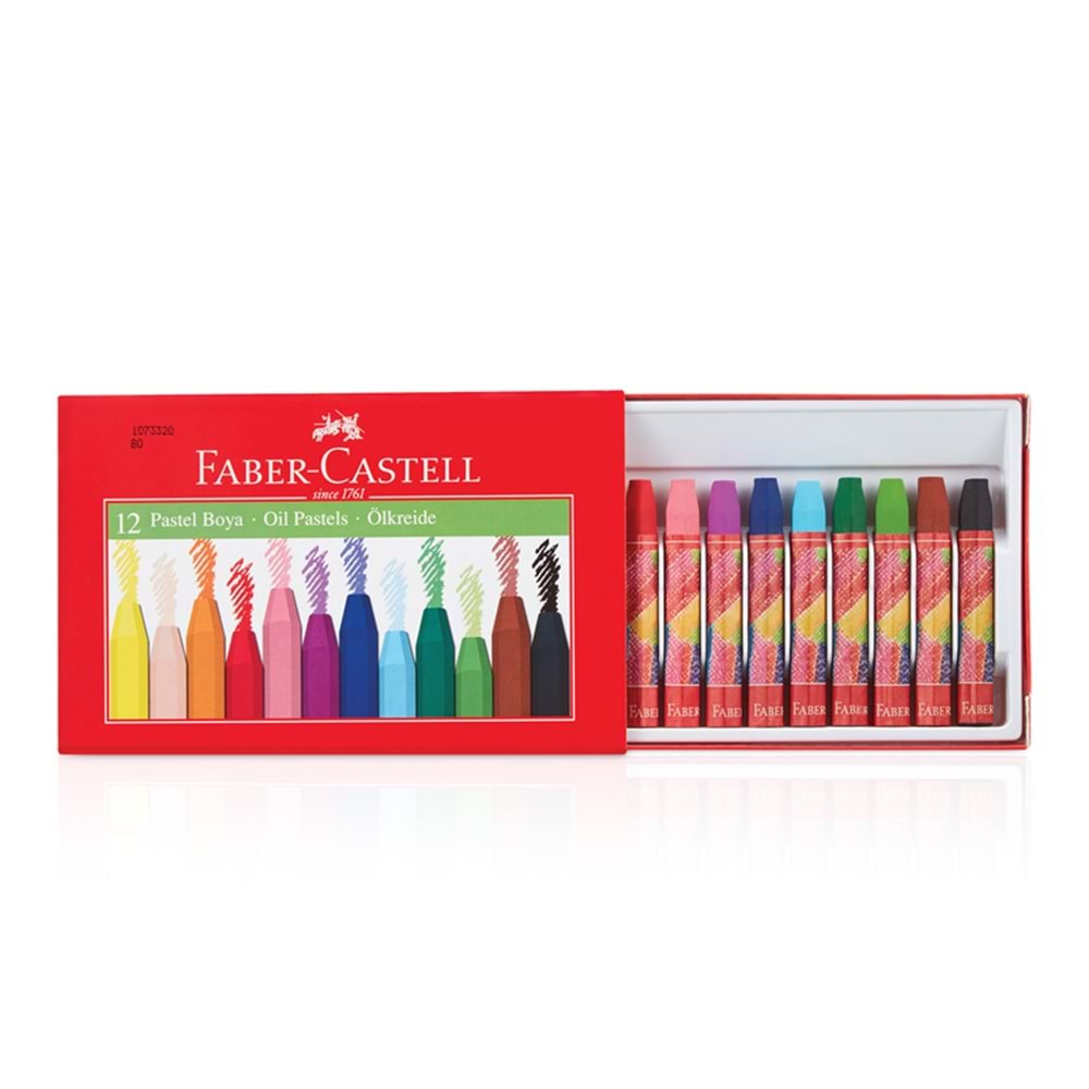 Faber-Castell Karton Kutu Pastel Boya 12 Renk