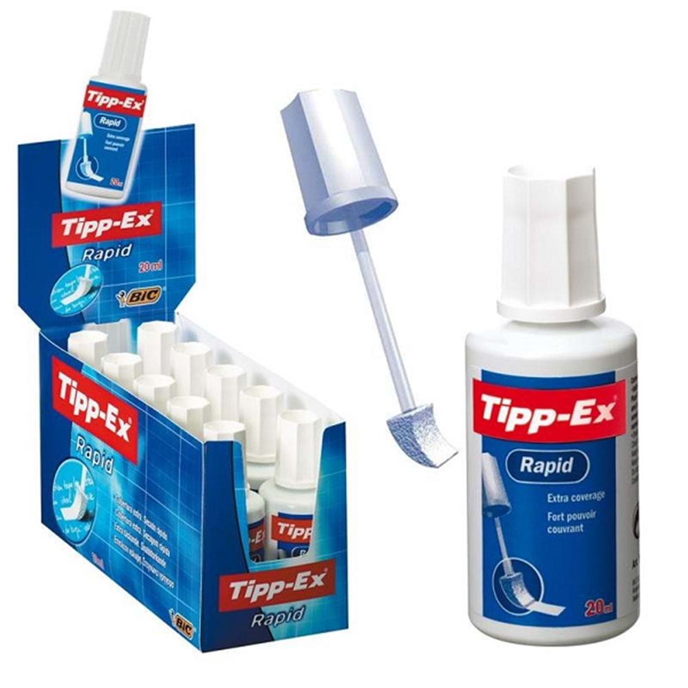 Tipp-Ex Rapid Sıvı Silici 20 ml