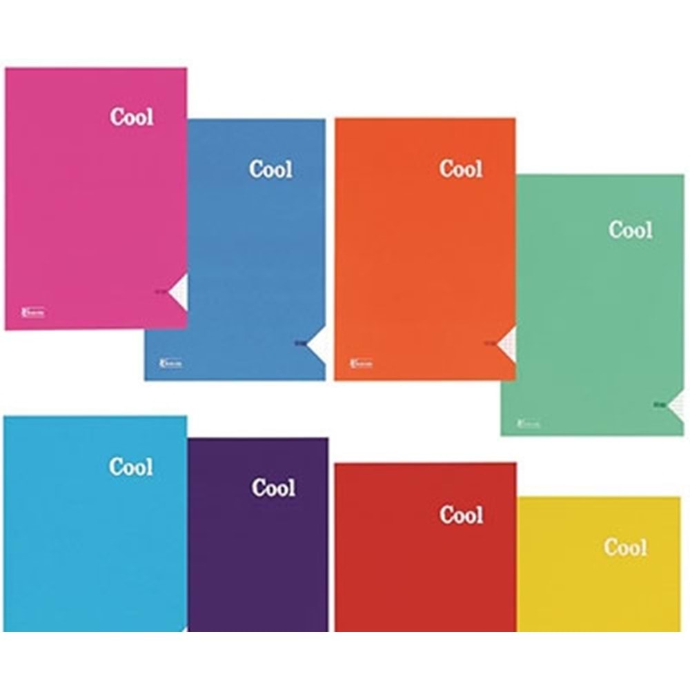 Keskin Color Cool A5 Pp Kapak Dikişli Defter Çizgili 80 Yp.