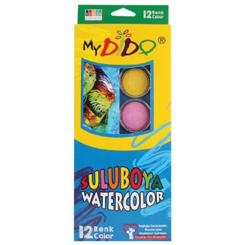 Mydido Sulu Boya 12 Li Büyük Boy