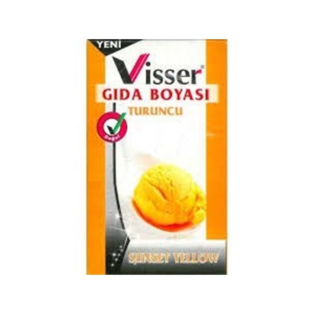 Visser Turuncu Gıda Boyası 9 Gr.