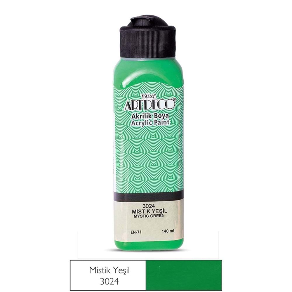 Artdeco Akrilik Boya 140 ml Mistik Yeşil 3024