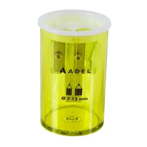 Adel Çift Hazneli Silindir Kalemtraş