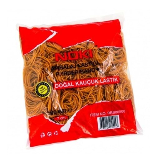 Noki Ambalaj Lastiği %80 Kauçuk 7 Cm. 500 Gr. Poşet