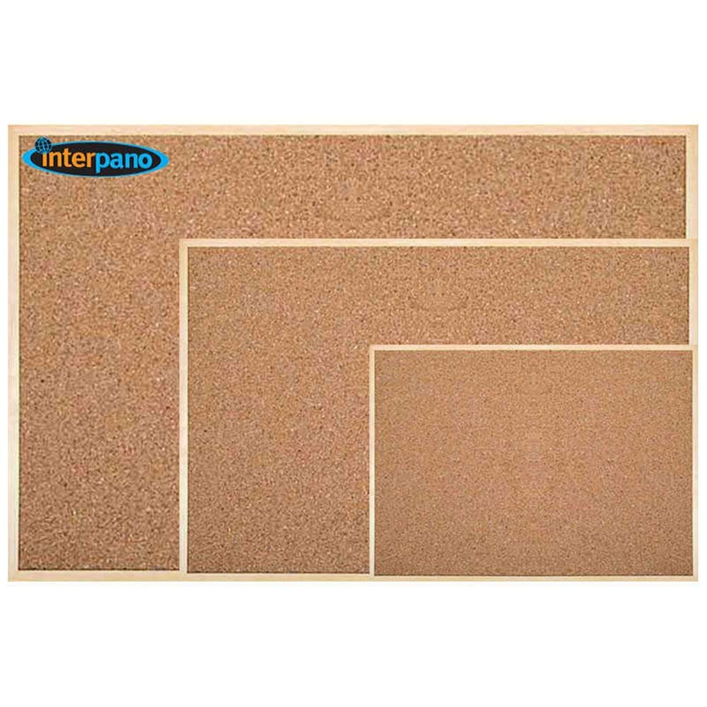 İnterpano 30x45 Ahşap Çerçeveli D. Monte Mantar Pano INT-510