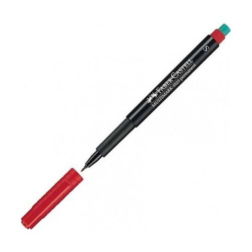 Faber-Castell Asetat Cd Kalemi S Kırmızı