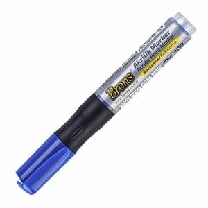 Brons Akrilik Marker Kalem Mavi Br-4012