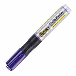 Brons Akrilik Marker Kalem Mor Br-4018