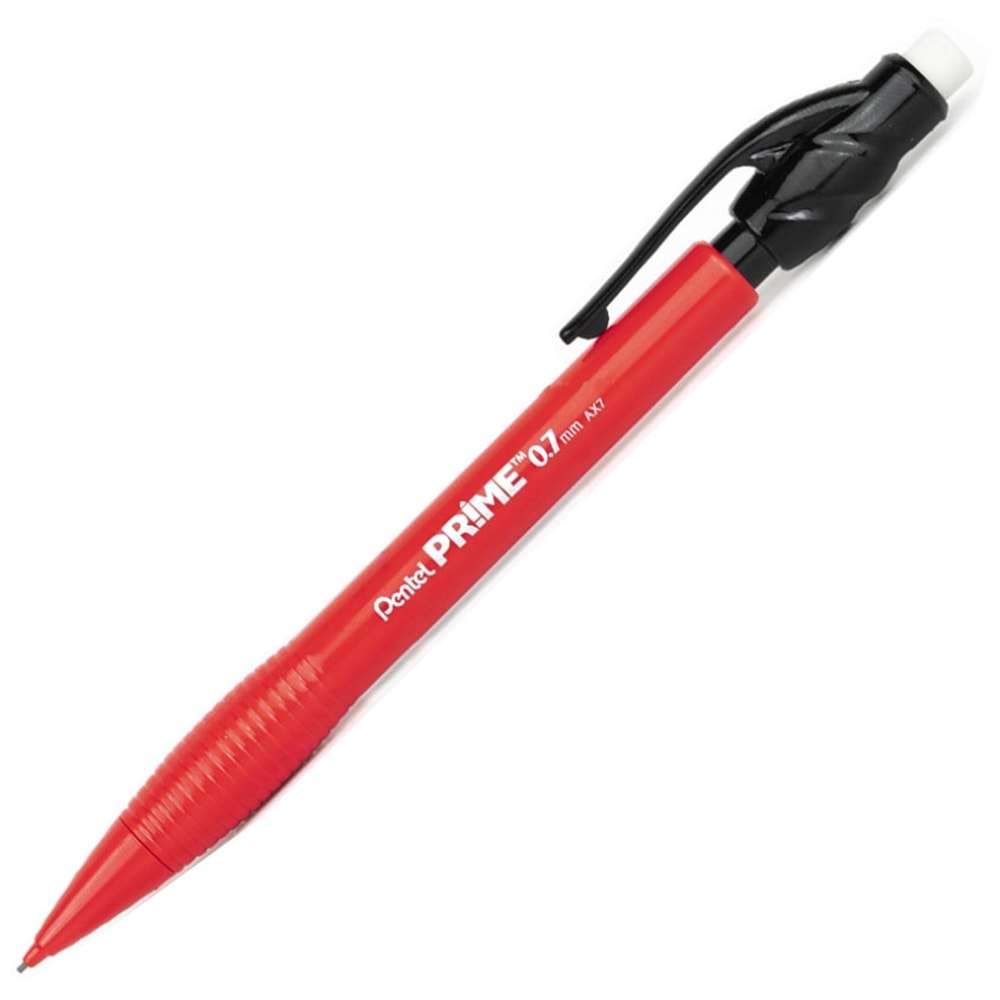 Pentel Prime AX7 0.7 mm Mekanik Kurşun Kalem Red AX7B 1113