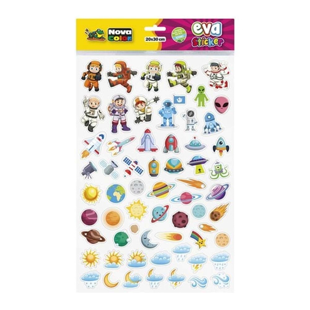 Nova Color Eva Sticker Uzay Ve Gokyüzü