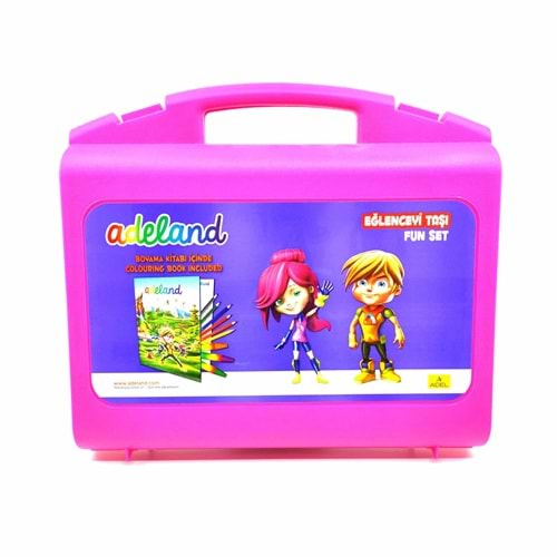 Adeland Eğlenceyi Taşı Boyama Seti, Pembe