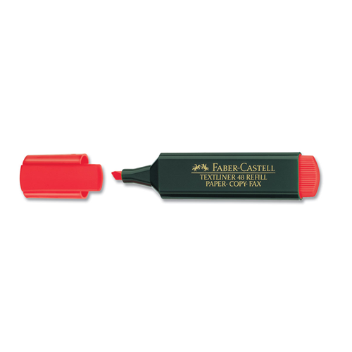 Faber-Castell Kırmızı Fosforlu Kalem