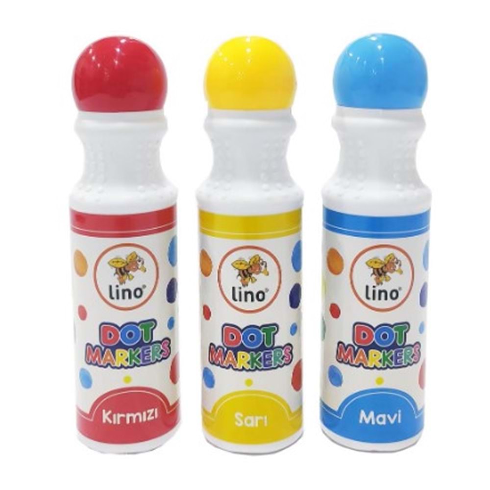 Lino Dot Markers 3 Lü Yıkanabilir