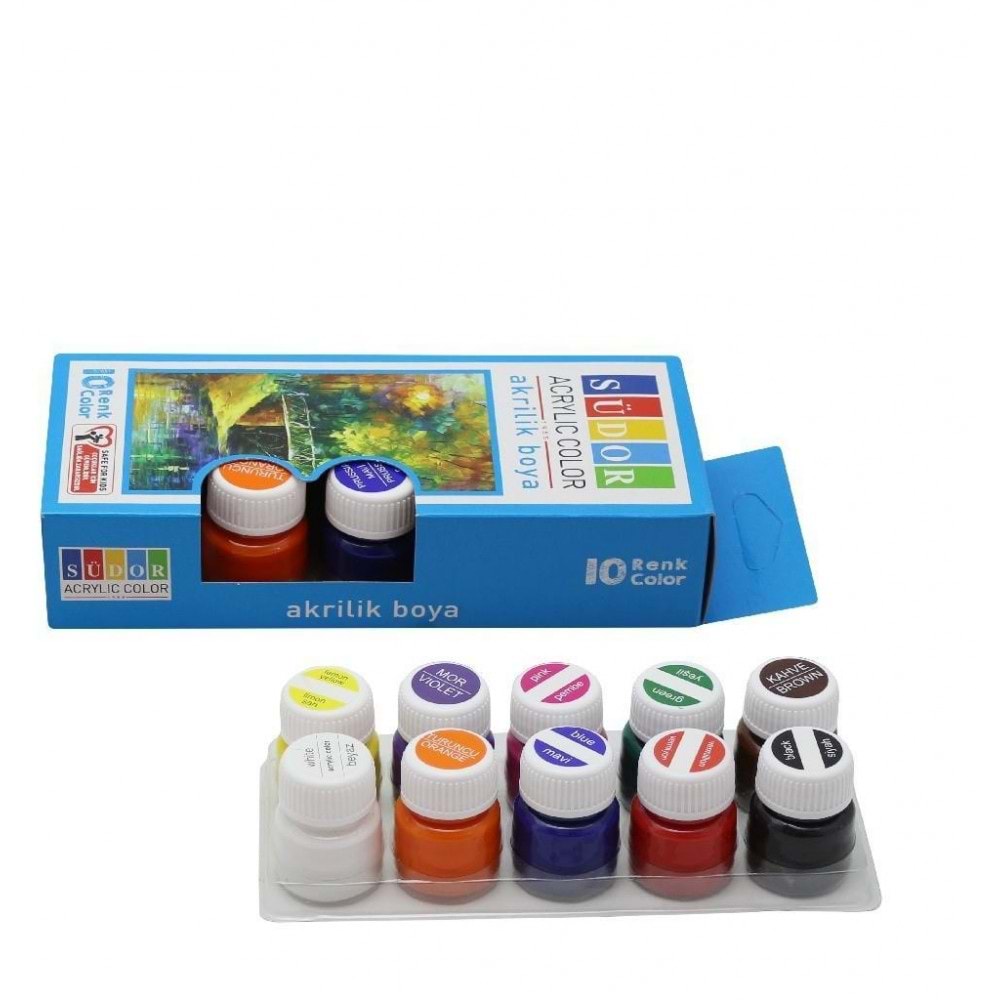 Südor Akrilik Boya Set 10x20 ml