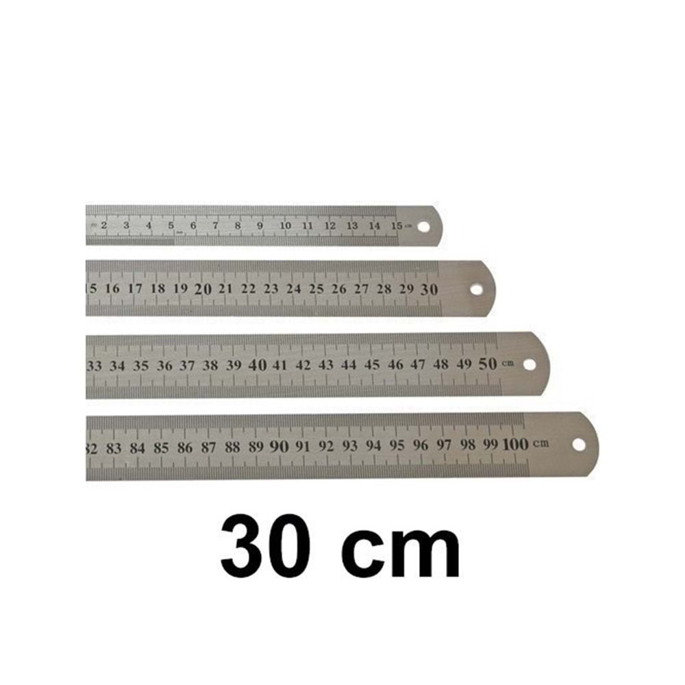 Rubenis 30 Cm Çelik Cetvel Jr-30