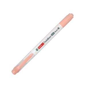Donga Twinliner Soft Brush Fırça Uçlu İşaretleme Kalemi Neon Turuncu No:10
