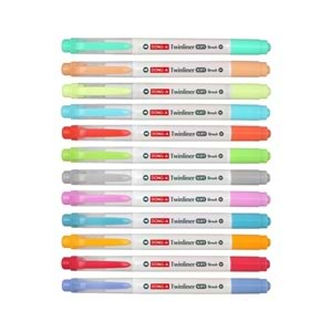 Donga Twinliner Soft Brush Fırça Uçlu İşaretleme Kalemi Su Yeşili No:55