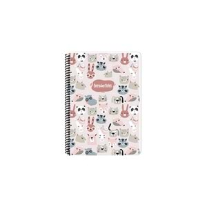 Keskin Color A4 Çizgili 80 Yp. Defter Animal Friends-Hayvanlar