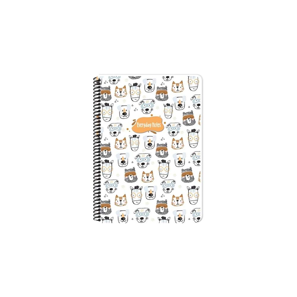 Keskin Color A4 Çizgili 80 Yp. Defter Animal Friends-Hayvanlar