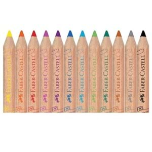 Faber-Castell İlk Boya Kalemim Jumbo Yarım Boy Kuru Boya