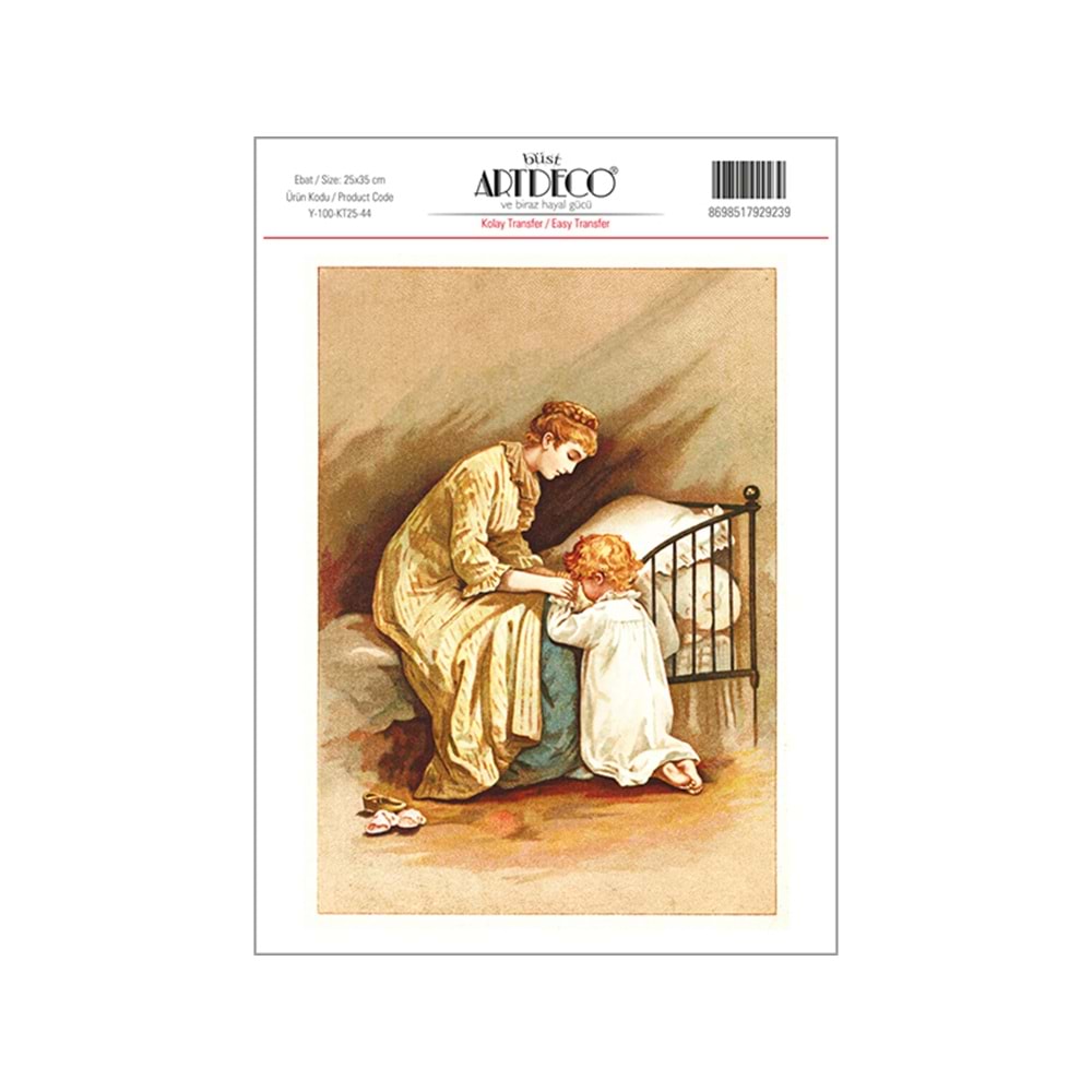 Artdeco Kolay Transfer 25x35cm Desen No:44