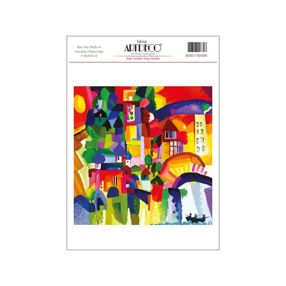 Artdeco Kolay Transfer 25x35cm Desen No:10