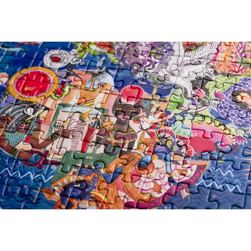 Gürbüz 12102 Mitolojik Harita Fantastik Puzzle 1000 Parça