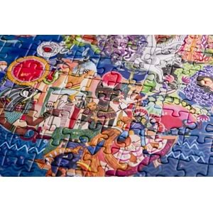 Gürbüz 12102 Mitolojik Harita Fantastik Puzzle 1000 Parça
