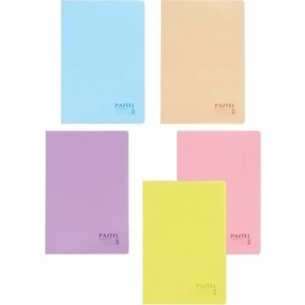 Keskin Color A4 60 Yp. Çizgili PP Kp. Dikişli Pastel Show Defter
