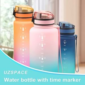 Uzspace Tritan Turuncu-Pembe 500 ml 3026